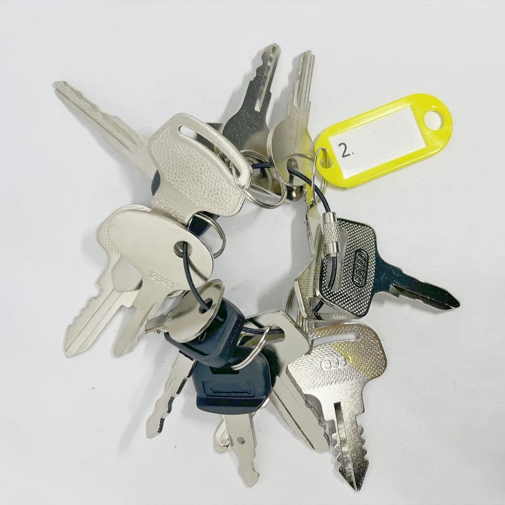 142PC Ignition Keys for Heavy Construction Equipment X381