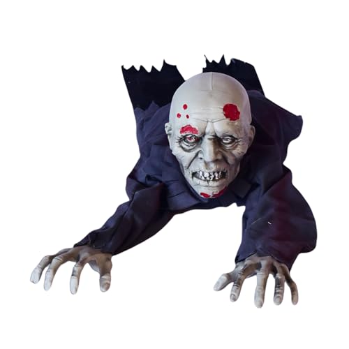 Halloween Zombie Groundbreaker Decoration with Scary Sound Glowing Eyes C14427