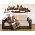 Gray 47in x 16in Cityscape Wall Decal T427269