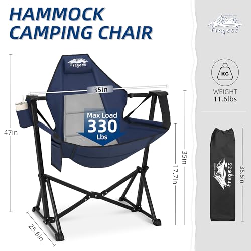 Portable Folding Hammock Chair with Adjustable Back V93383