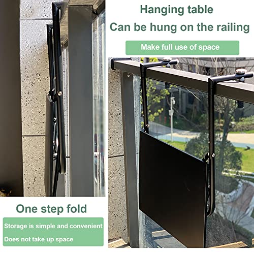Black Metal Folding Hanging Table B59944