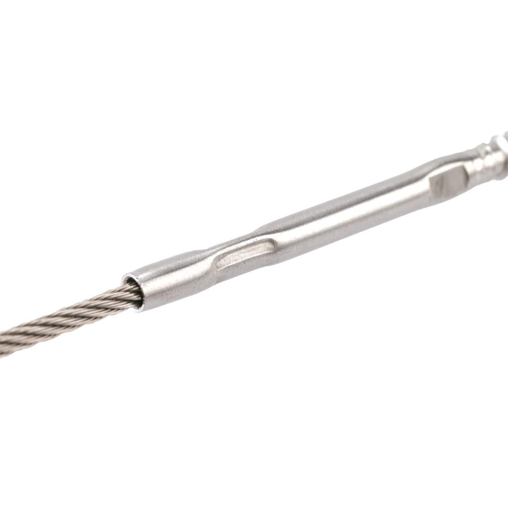 1/8 Cable Railing Hardware Stainless Steel 316 Pack of 2 E869874