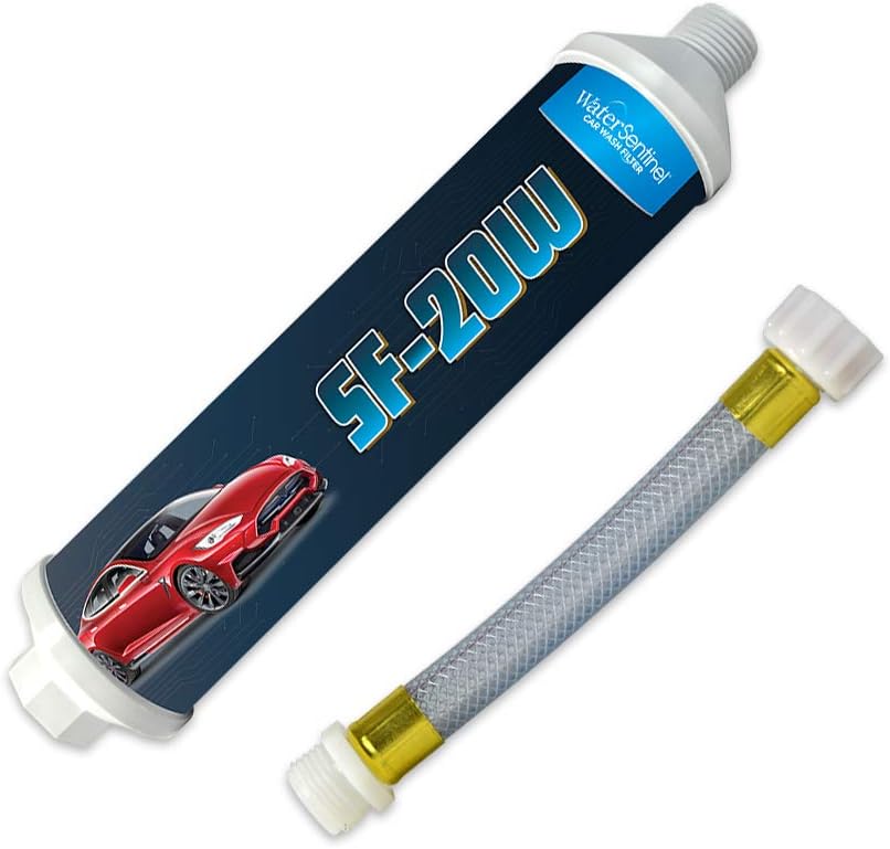 Inline Deionized Water Garden Hose Filter & Extension Adapter (2-Pack) T9529