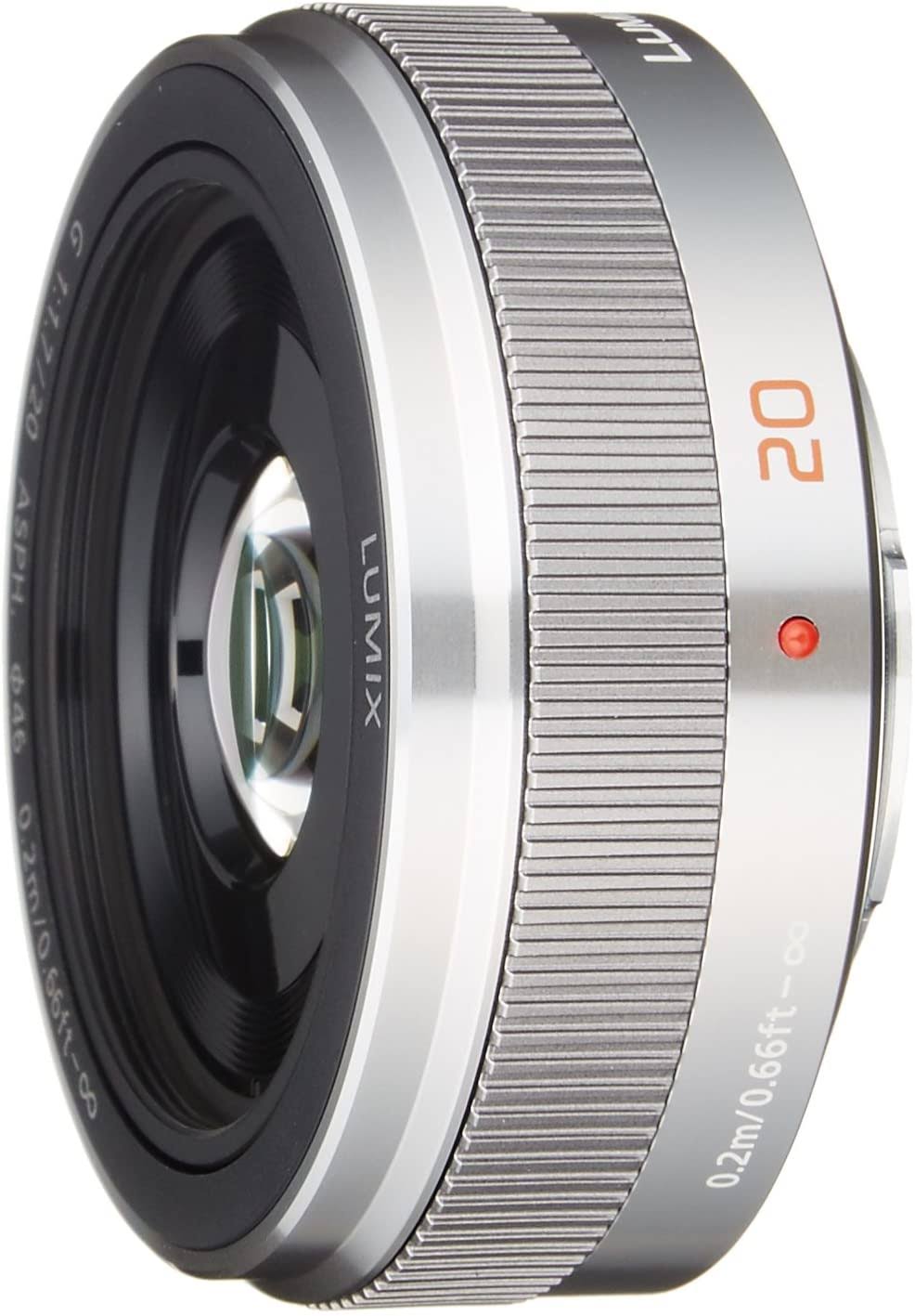 Silver 20mm F1.7 Lens for Micro Four Thirds V63089