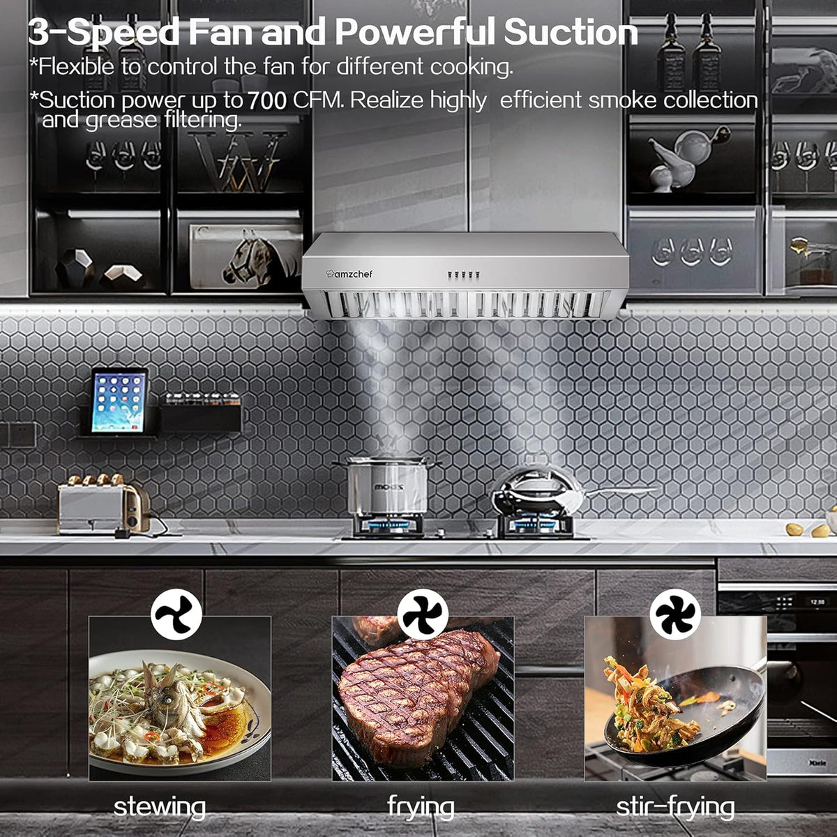 30 inch 700CFM Stainless Steel Under Cabinet Range Hood V177841