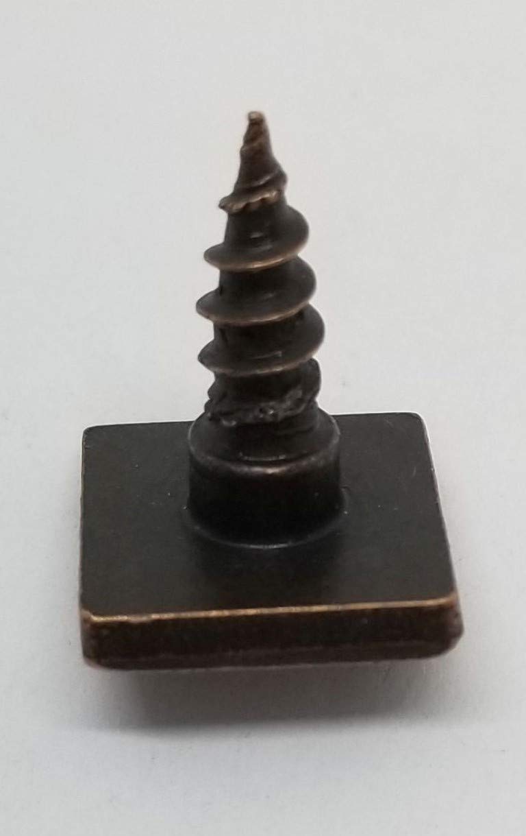 Mission Style Pyramid Head Screw Iron Steel Copper Decorative Antique Rustic Vintage Retro Designer A4465