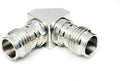 1.85 mm Female to 1.85 mm Female Right Angle Microwave Adapter B199360