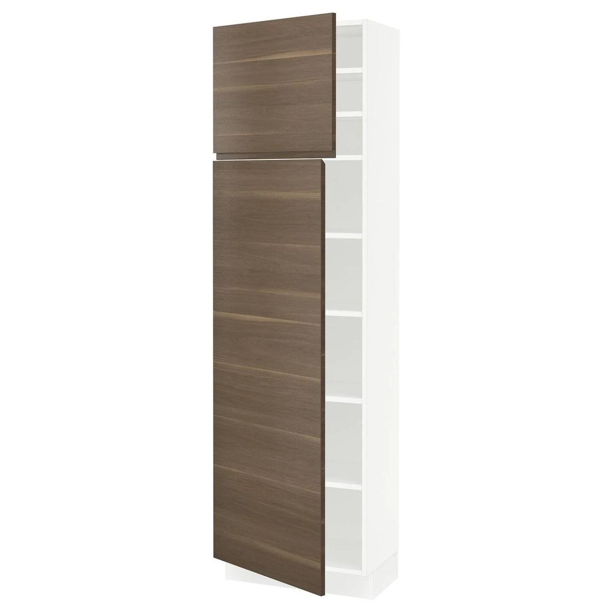 White High Cabinet with Shelves and 2 Doors P1518