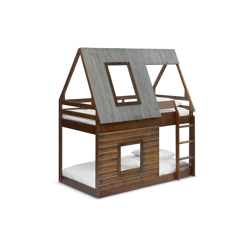 Twin Bunk Beds with Ladder V59959