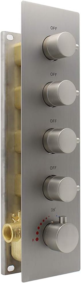 Chrome 3-way Brass Thermostatic Shower Valve K235