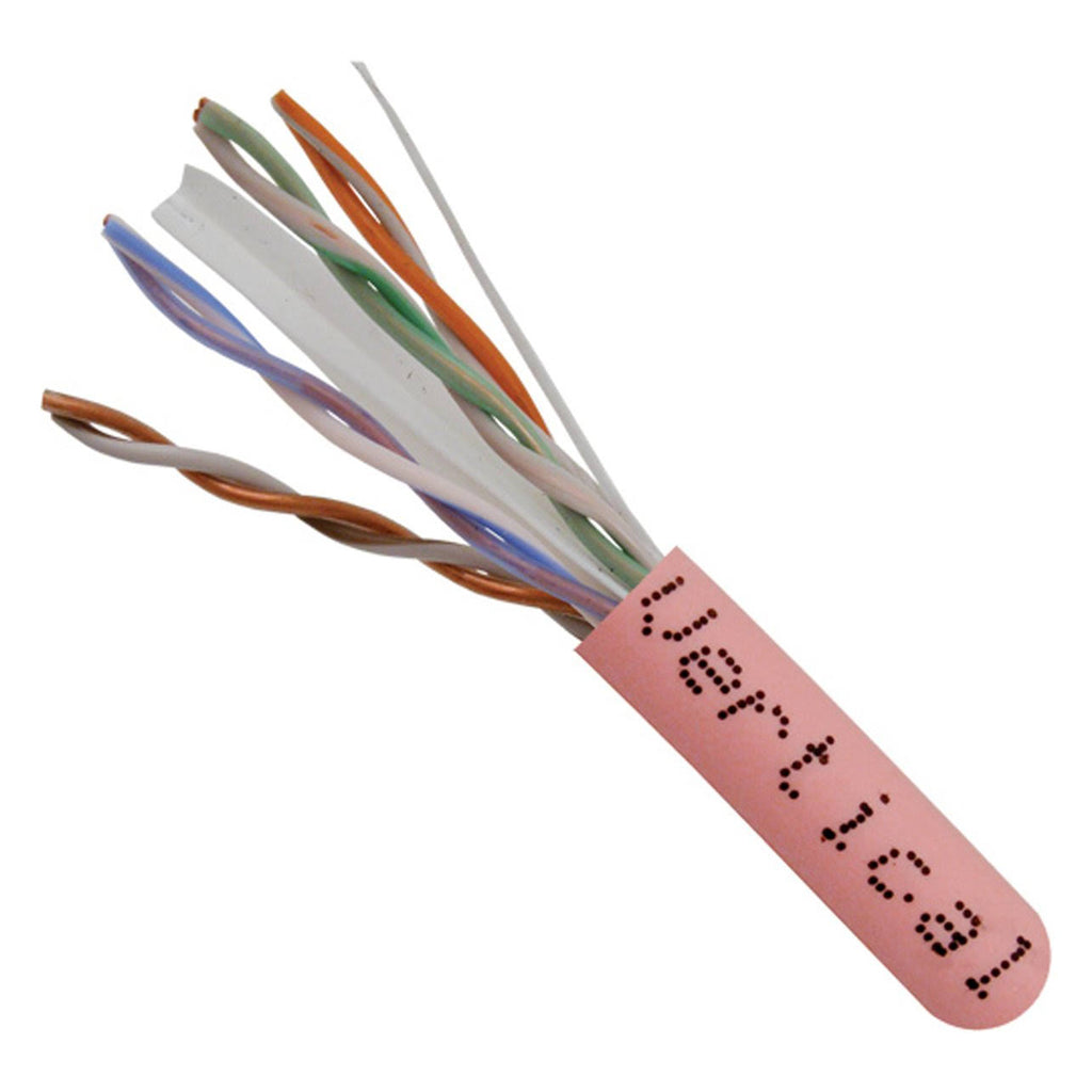 Cat6 UTP 23AWG Solid Bare Copper Bulk Ethernet Cable, 1000ft Y77307