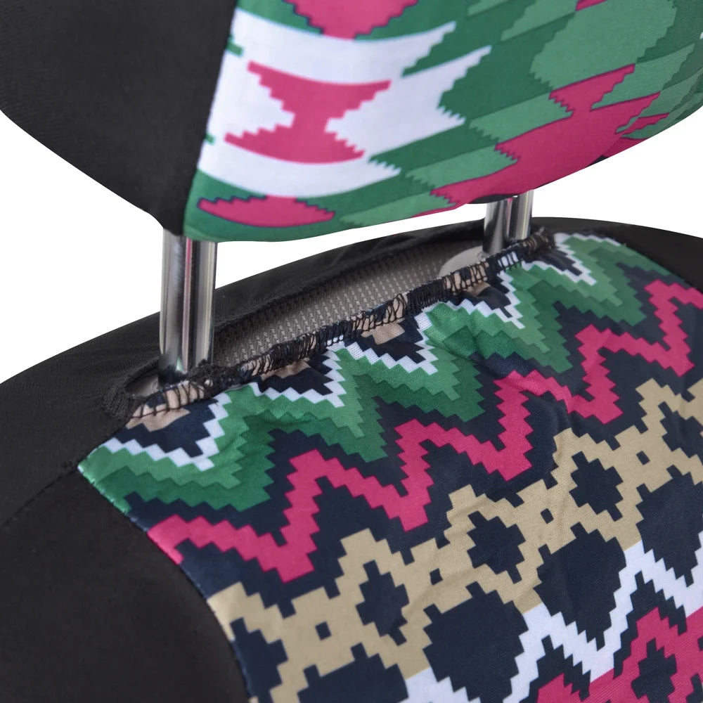 Two Tone Pattern Car Seat Covers G6557