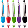 Stainless Steel Silicone Cooking Tongs Set K106763