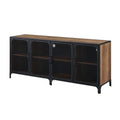 Urban Industrial Metal Mesh 4 Door TV Stand O2486