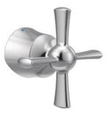 Brushed Nickel Cross Handle Kit for Floor Mounted Tub Filler Faucet Z526054