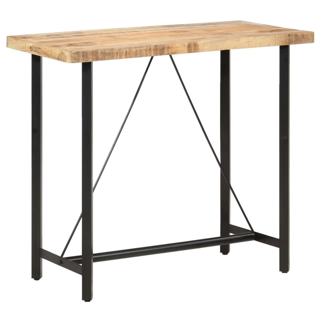 Rough Mango Wood Counter Height Pub Table V824