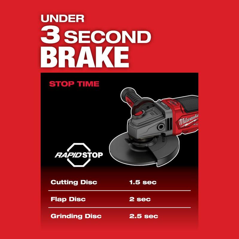 18V Brushless Cordless 4-1/2 in./6 in. Grinder and Hammer Drill O88569
