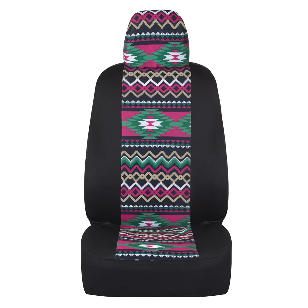 Two Tone Pattern Car Seat Covers G6557