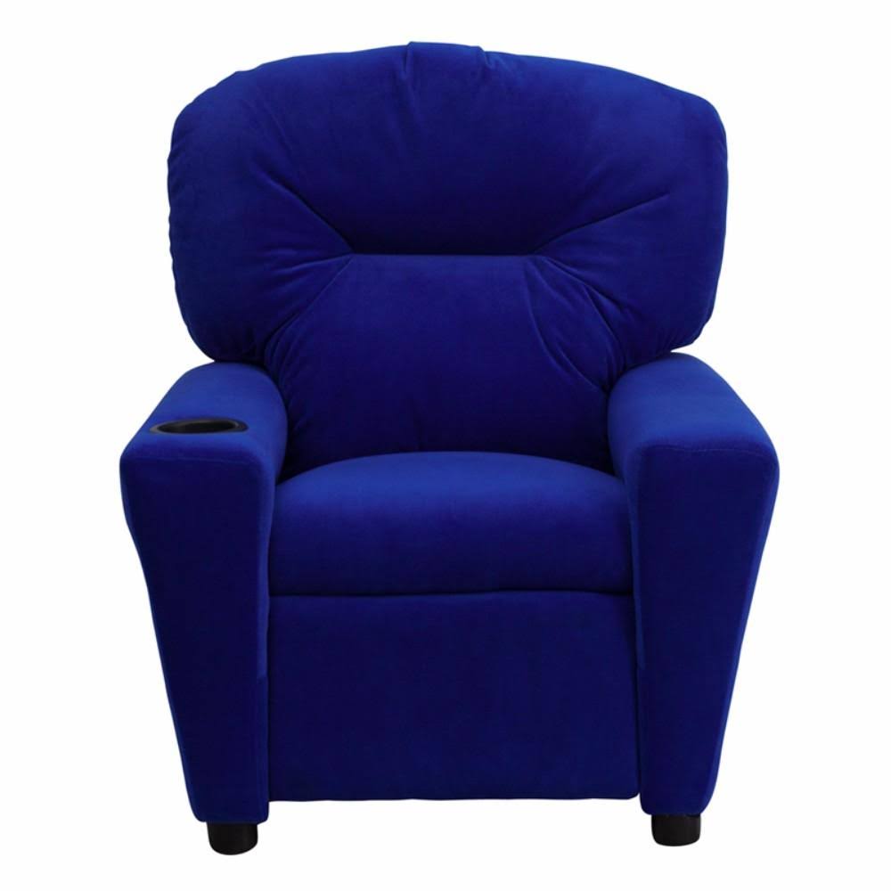 Avocado Microfiber Kids Recliner with Cup Holder X7269