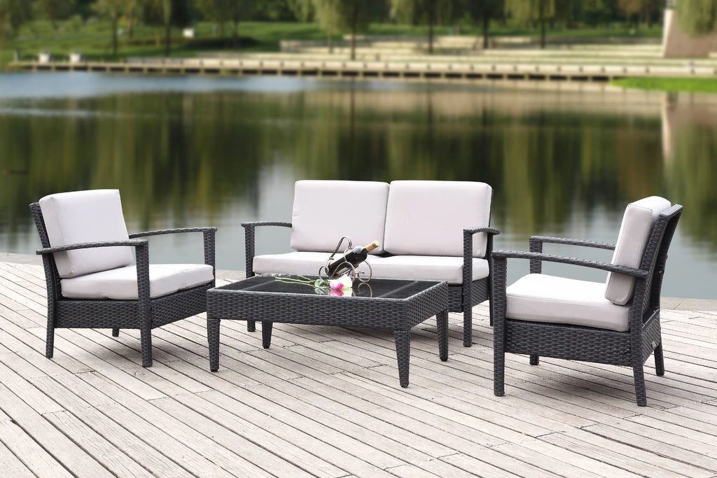 4 Piece Outdoor Set with Cushion W6708