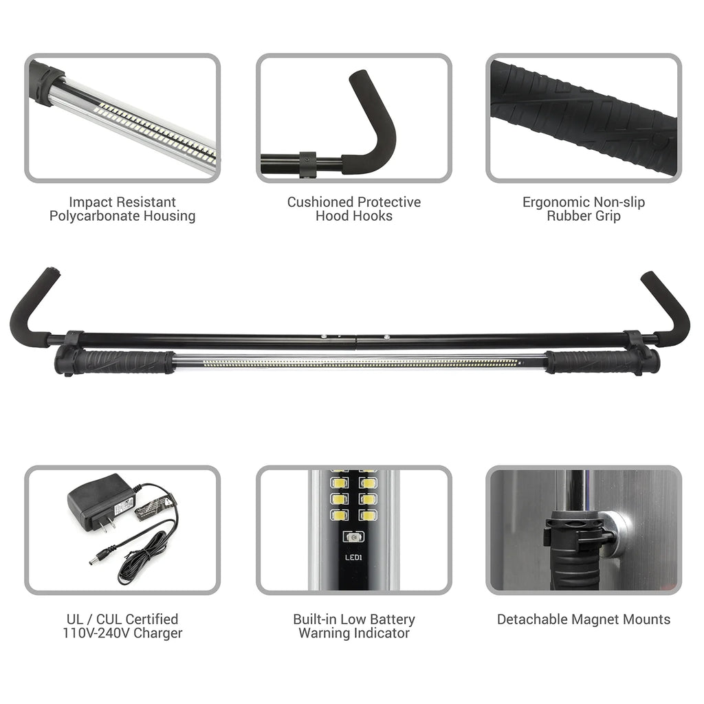 Rechargeable Cordless Work Light with 1,200 Lumens H567213