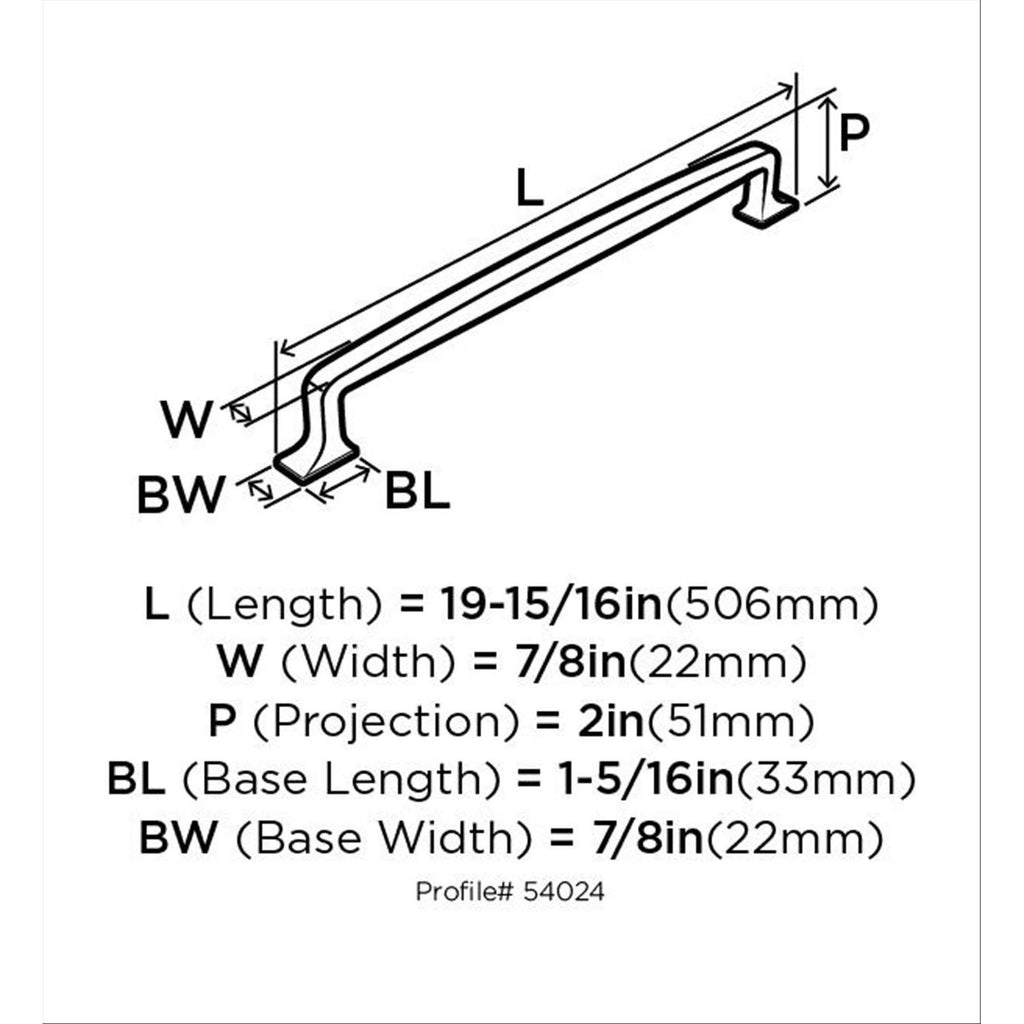 Oil-Rubbed Bronze Appliance Pull C500677