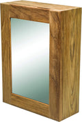 Teak Medicine Chest With Mirror S456308