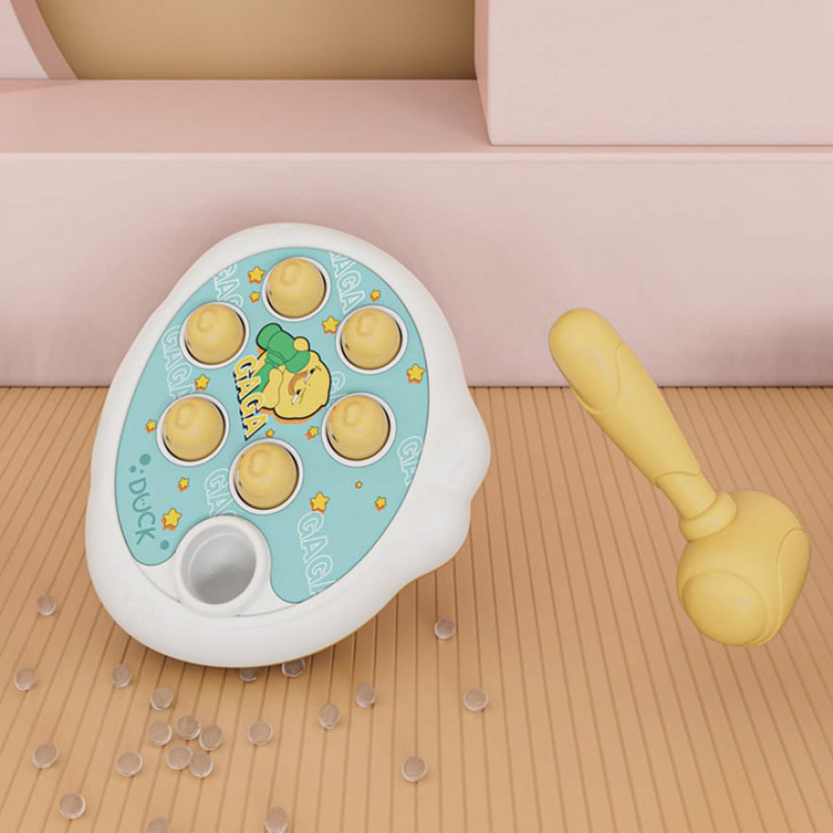 Whack A Frog Game Desktop Toy with Hammer X3752