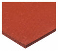 Closed Cell Foam Strip, Silicone, 1/4 in, 3 in, 10 ft, Red B17018