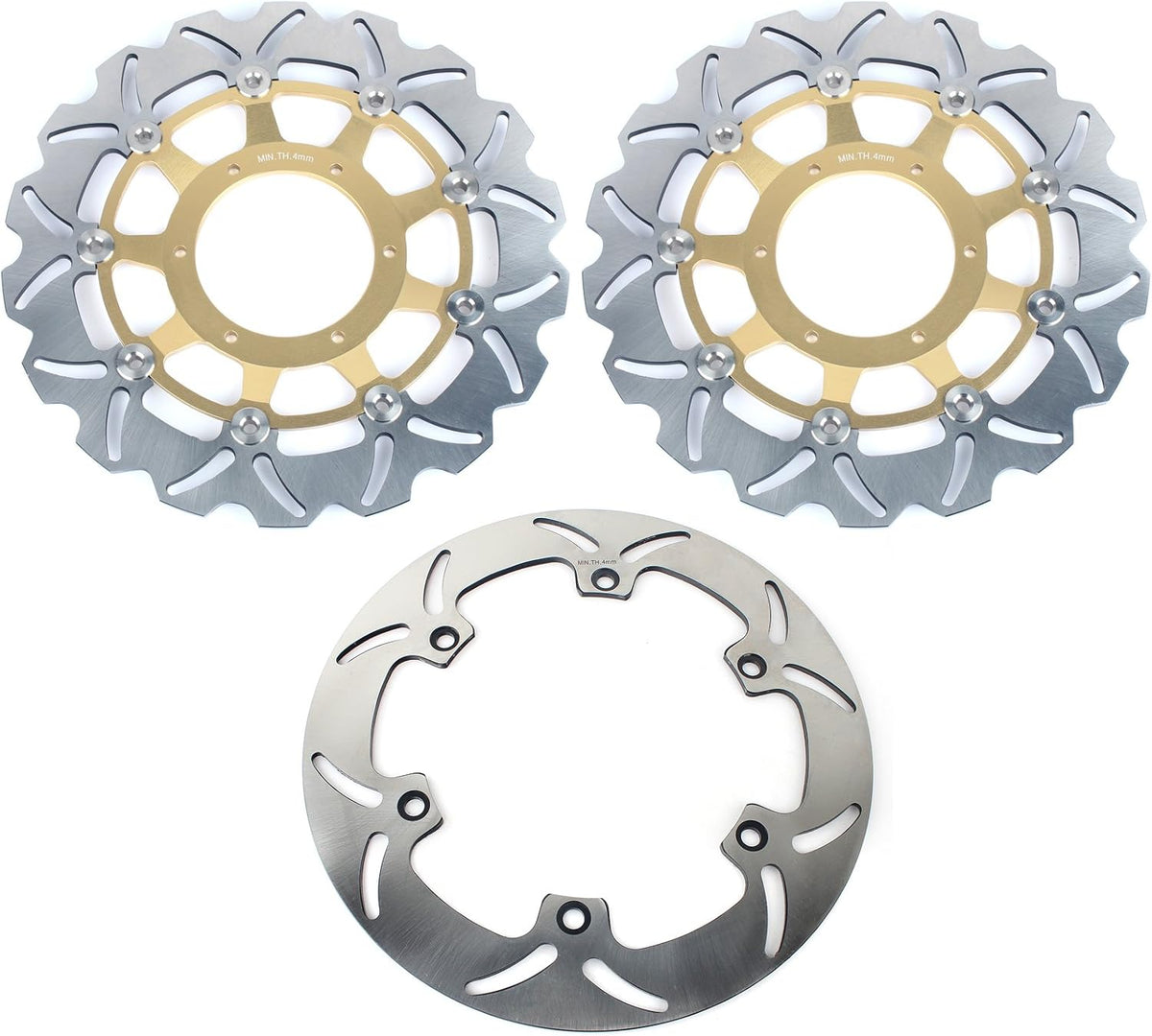 Front Rear Brake Rotors Discs for Honda VTX1800 2002-2011 E271