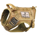 Tactical Service Dog Vest Harness with Rubber Handle & Metal E4637