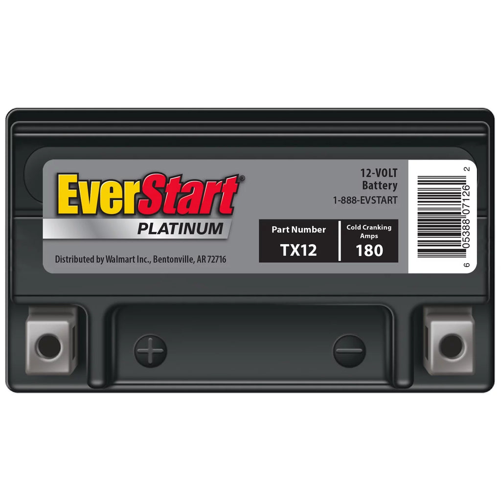 AGM PowerSport Battery Group Size TX12 12 Volt 180 CCA I547796