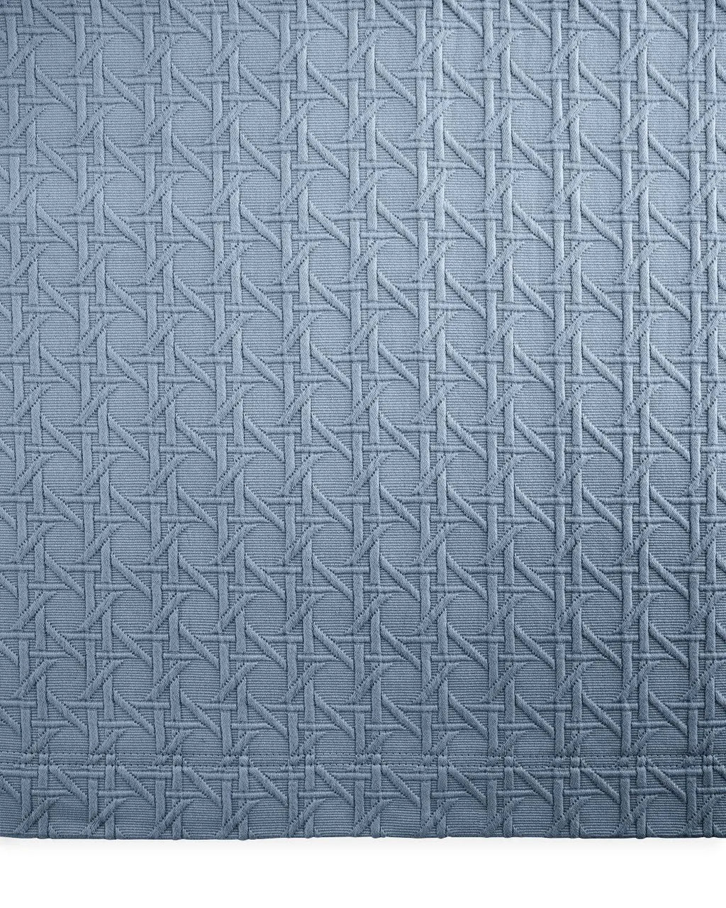 Blue Twin Cane Matelasse Coverlet G193825