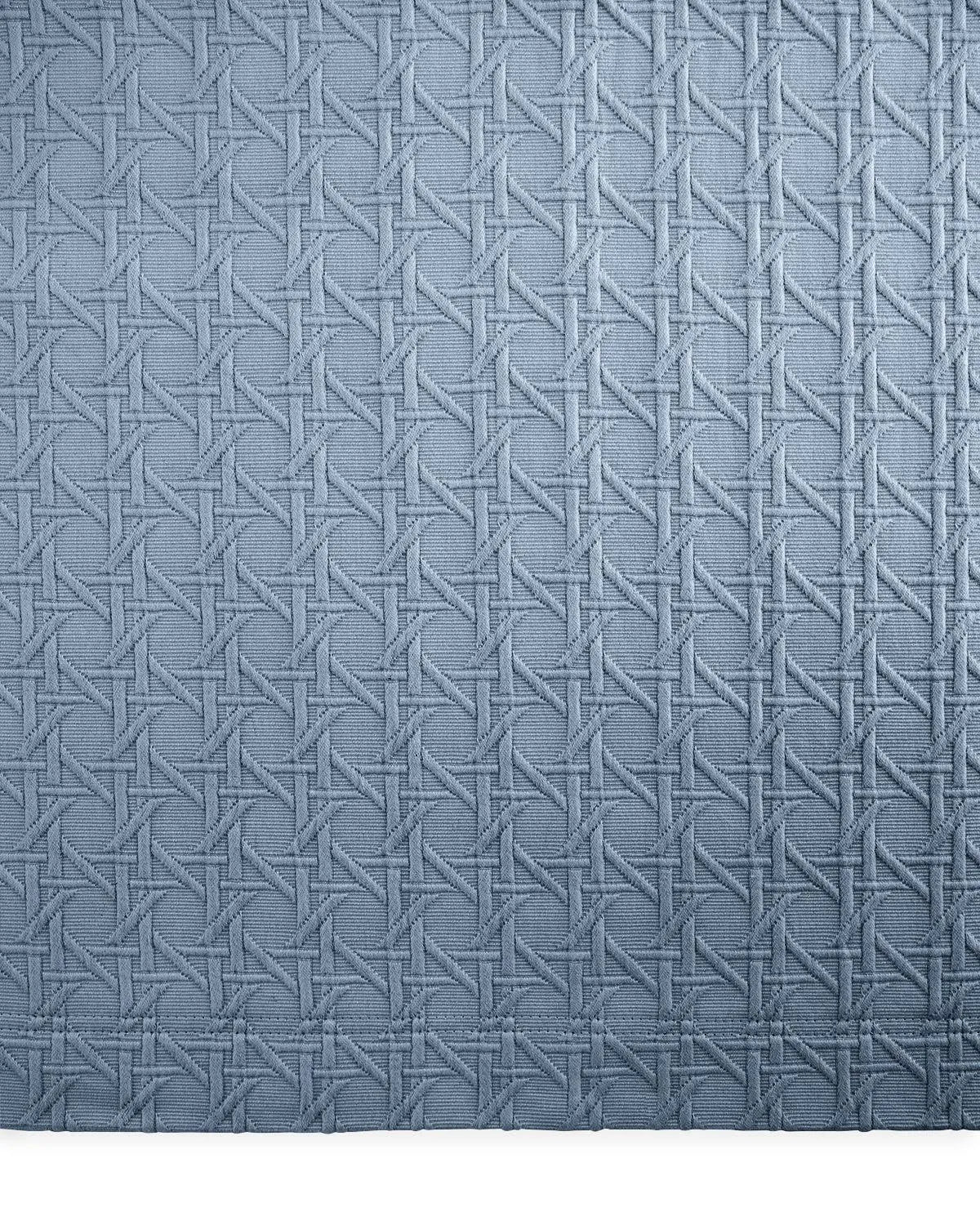 Blue Twin Cane Matelasse Coverlet G193825