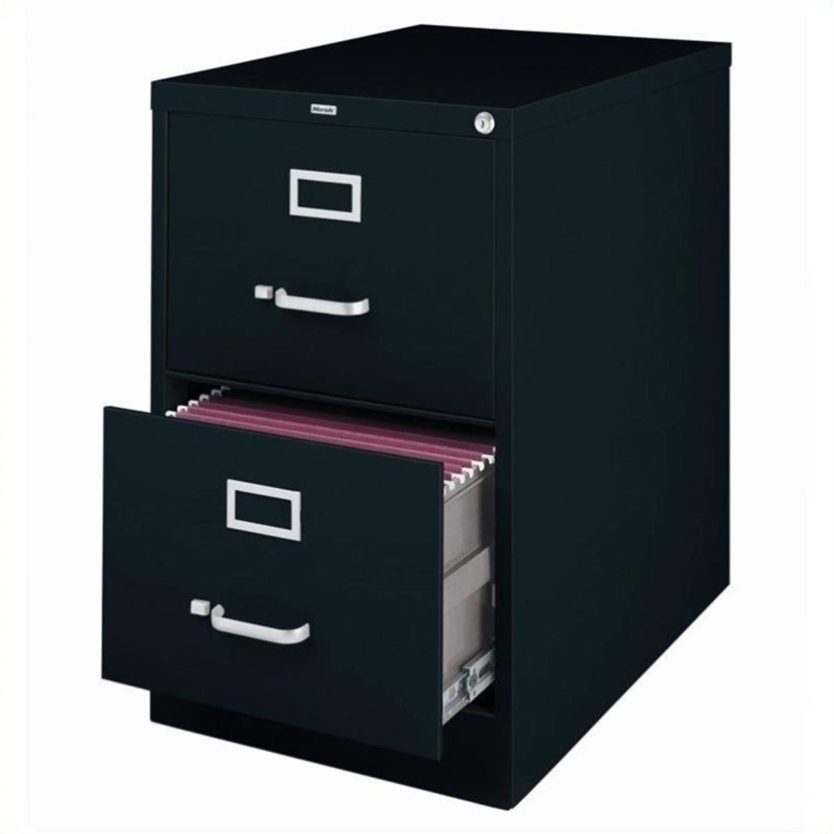 Black 2-Drawer Legal File Cabinet Y66203