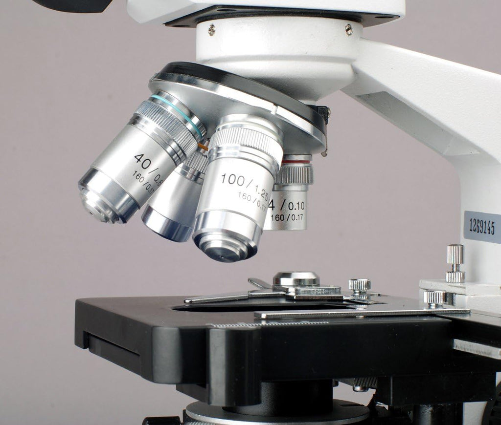 Trinocular Compound Microscope, 40X-2000X Magnification, LED Illumination X911356