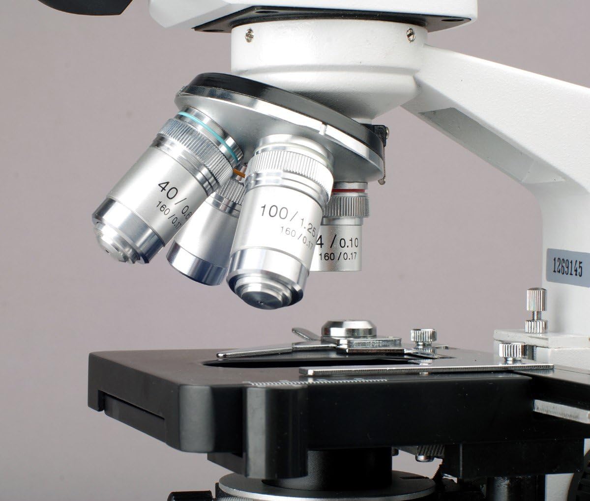 Trinocular Compound Microscope, 40X-2000X Magnification, LED Illumination X911356