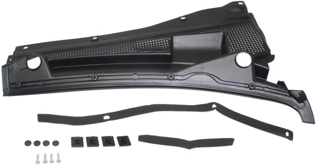 Black Wiper Cowl Grille for Ford Escape C390972