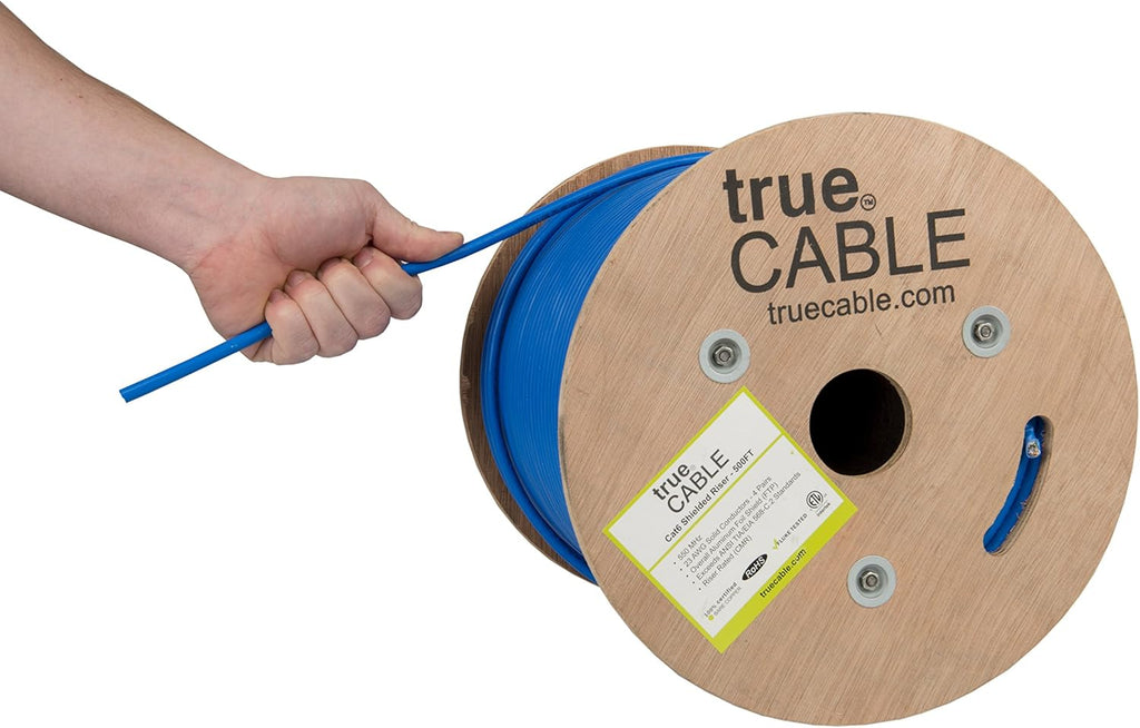 500ft Gray 23AWG Solid Bare Copper Bulk Ethernet Cable V472