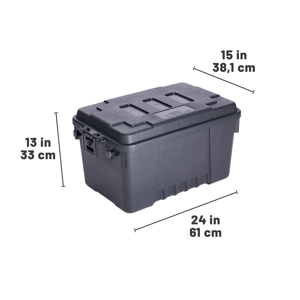 Black 14-Gallon Lockable Storage Box Q662