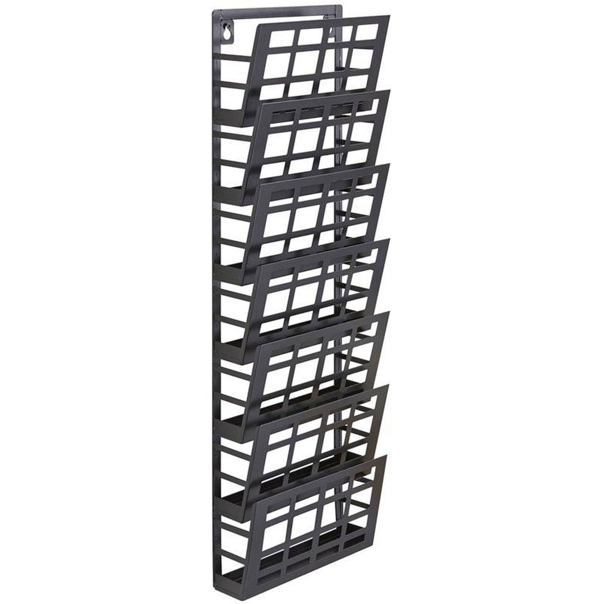 7 Pocket Grid Magazine Rack D837038