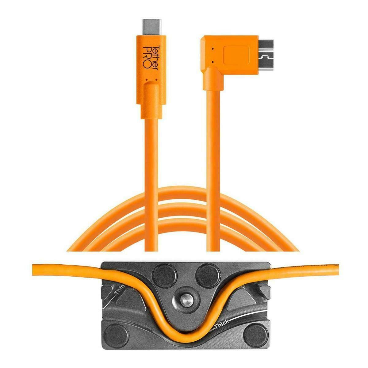 Orange USB-C to Micro-USB 3.0 B Cable V82612