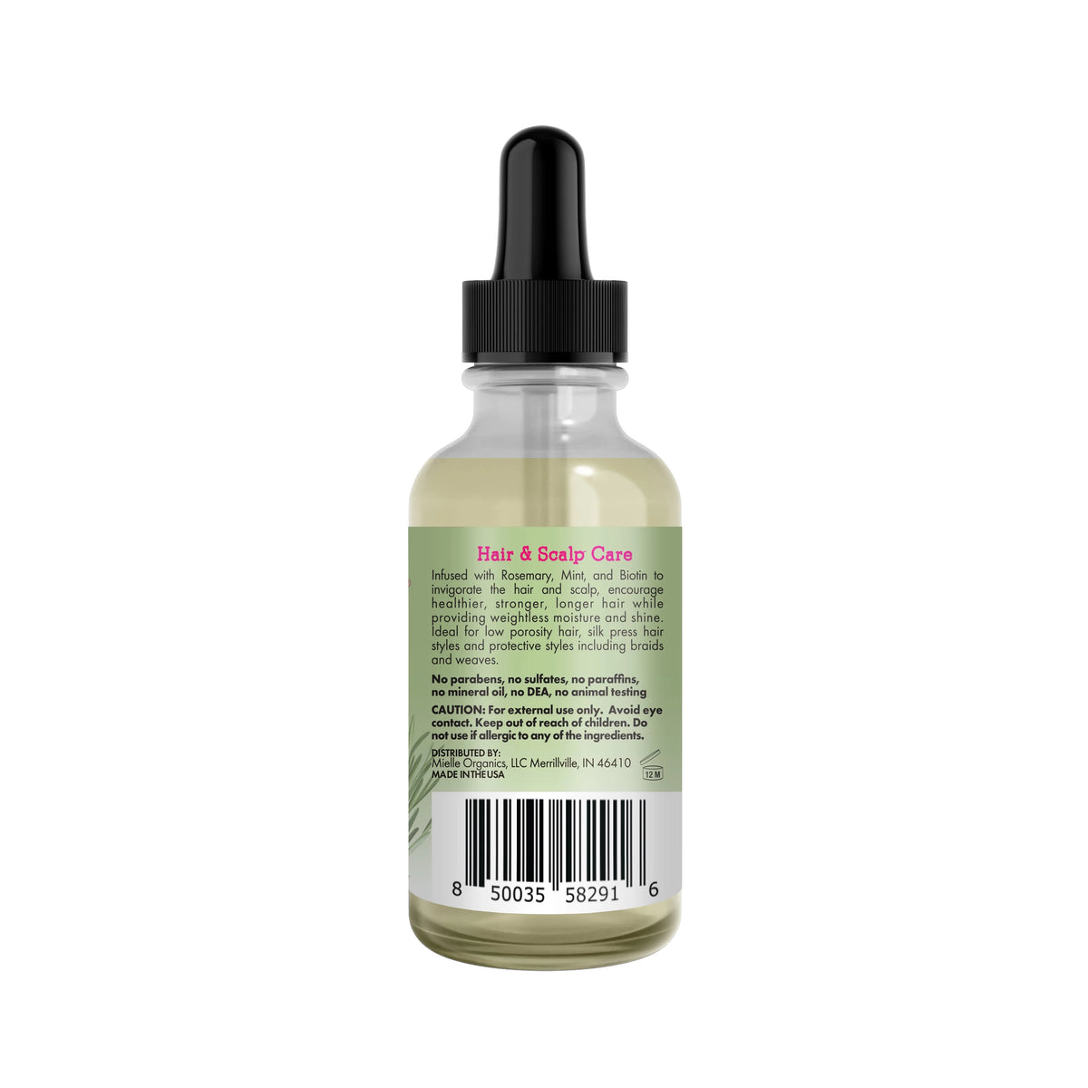 Rosemary Mint Scalp & Hair Oil 2 oz O26803