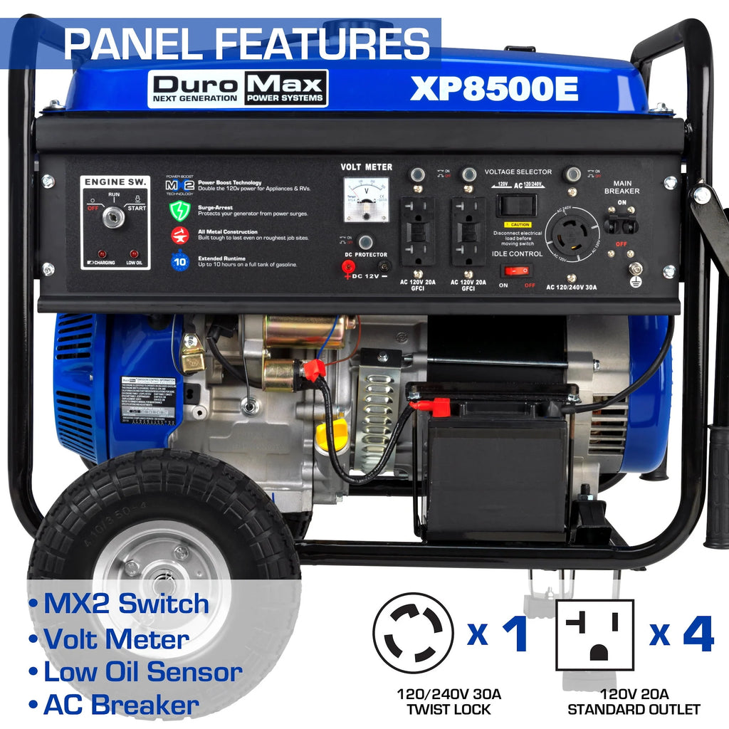 8500-Watt 420cc Gas Generator with Electric Start C682699