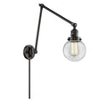 Matte Black 1 Light Swing Arm Lamp P294