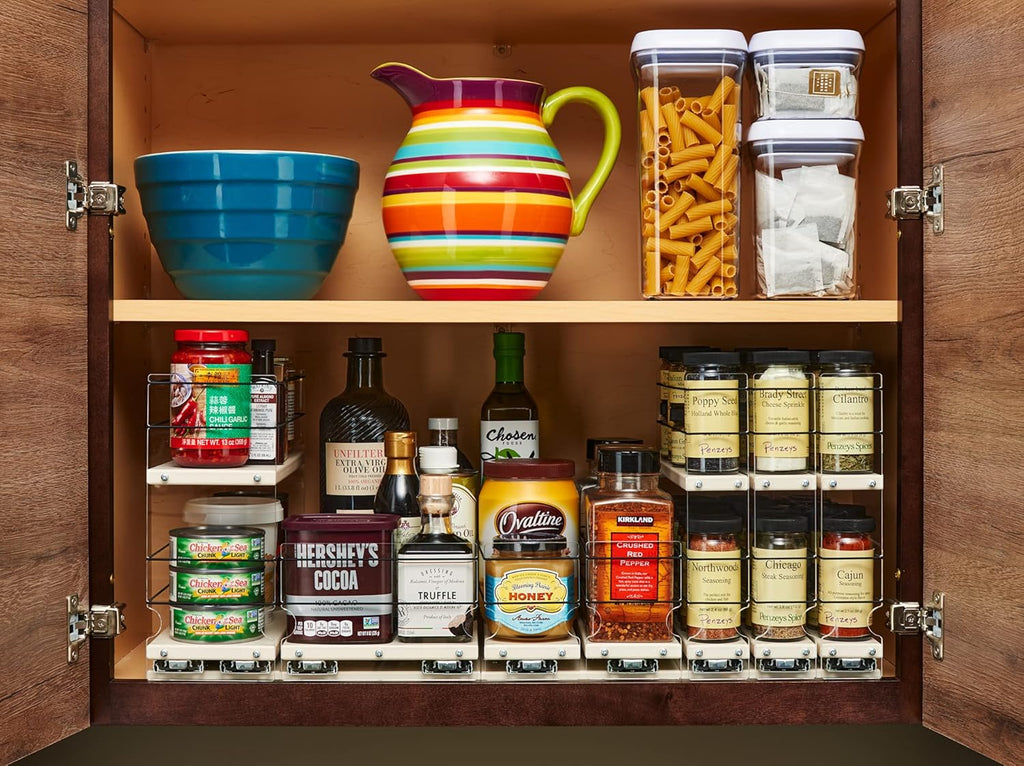 Spice Rack with Large Container Drawer O1139