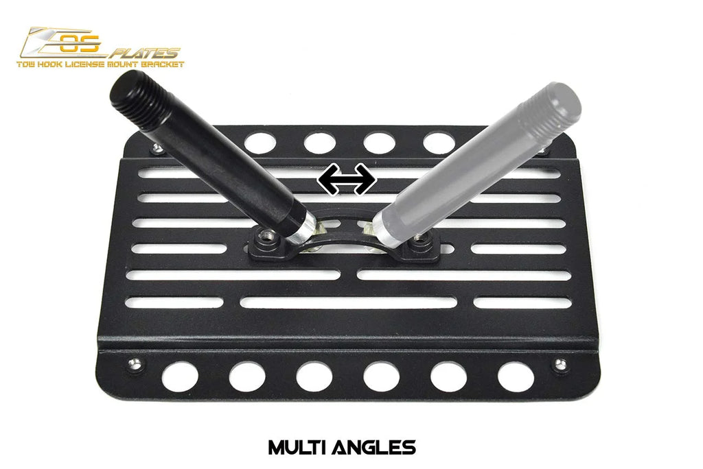 Replacement Front Bumper Tow Hook License Plate Relocator Mount Bracket T4799