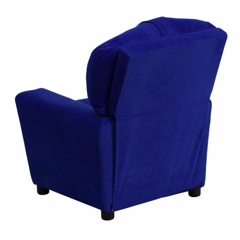 Avocado Microfiber Kids Recliner with Cup Holder X7269