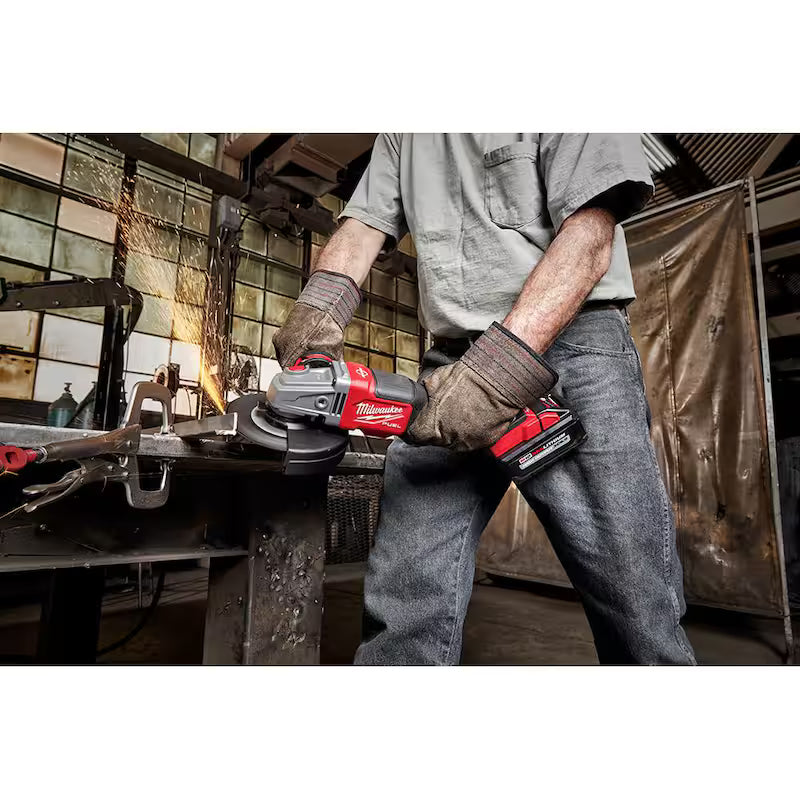 18V Brushless Cordless 4-1/2 in./6 in. Grinder and Hammer Drill O88569