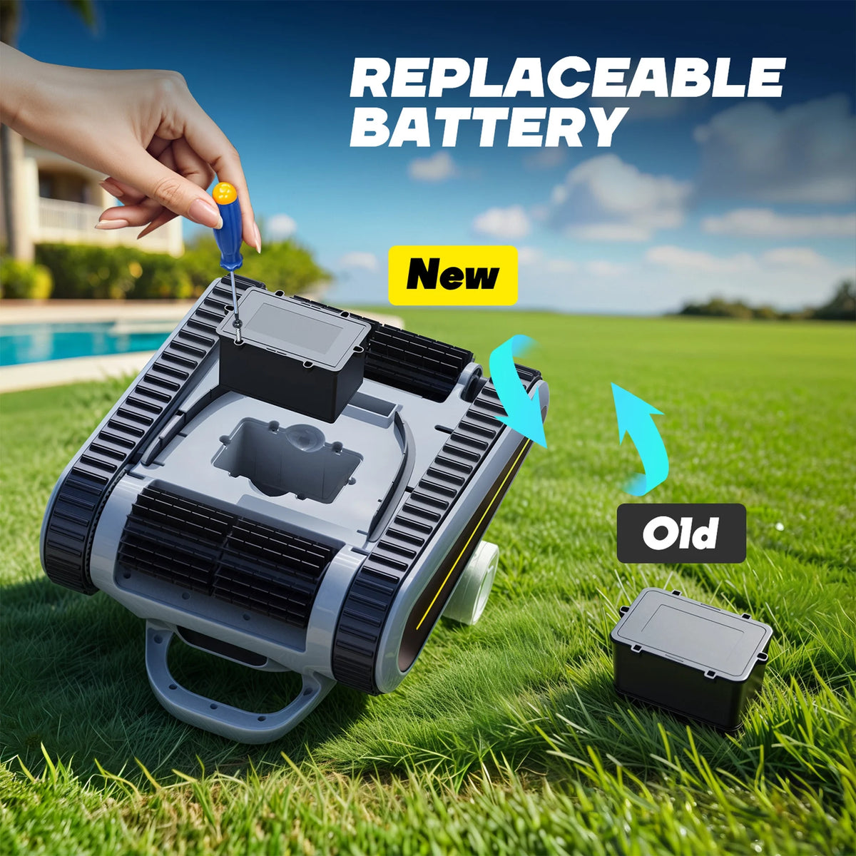 Cordless Robotic Pool Vacuum K131360